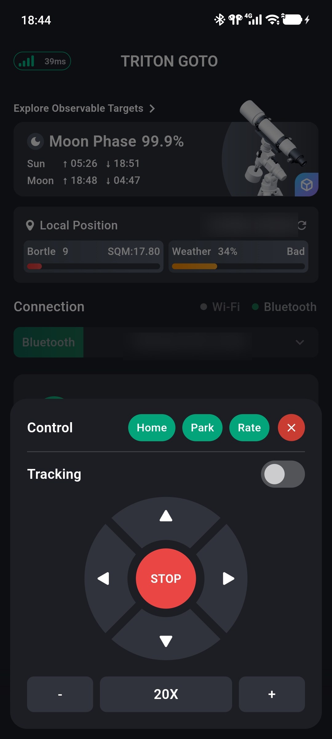 TRITON GOTO manual control panel